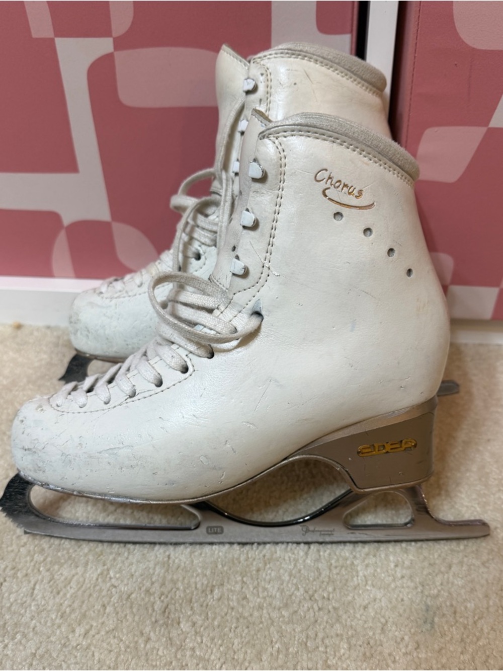 EDEA Chorus White Ice Skates 235C with MK Professional Lite Blades